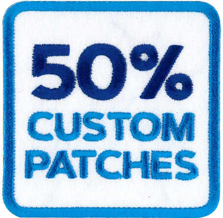 50% Embroidery